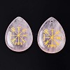 Natural Rose Quartz Pendants G-T122-72M-2