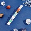 CHGCRAFT 2Pcs Natural Selenite Cutting Sticks AJEW-CA0003-28-4