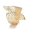 Alloy Hollow Wing Wrap Cuff Bangle LS-BJEW-K223-07LG-1