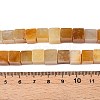 Natural Topaz Jade Beads Strands G-T139-8x8-30B-5