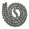 Transparent Glass Bead Strands GLAA-S031-8mm-12-2