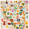 100Pcs Boho Style PVC Self-Adhesive Stickers X-PW-WG40245-01-1