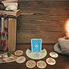 Natural Wood Card Stand for Tarot DJEW-WH0034-01R-4
