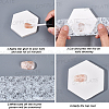 10 Rolls PET Lace Flower Nail Foils Floral Transfer Paper STIC-WH20010-16F-4
