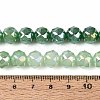 Anti-Tarnish Electroplate Glass Beads Strands GLAA-N064-10mm-05-4