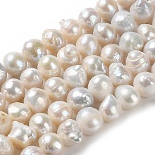 Natural Keshi Pearl Beads Strands PEAR-E018-17