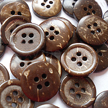 Art Buttons in Round Shape with 4-Hole for Kids NNA0YXU