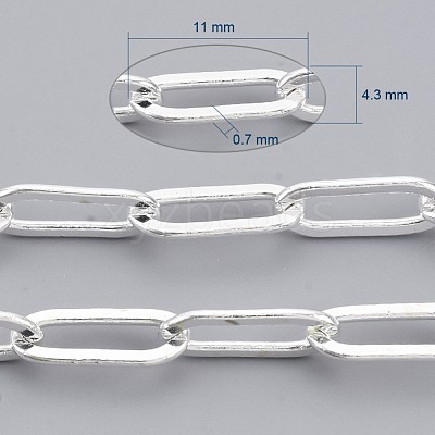 Brass Paperclip Chains CHC-S008-001B-S-1