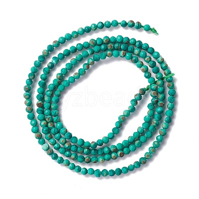 Synthetic Malachite Beads Strands G-A021-03A-1