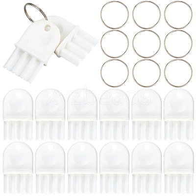18 Bags ABS Plastic Toilet Paper Dispenser AJEW-CN0006-69-1
