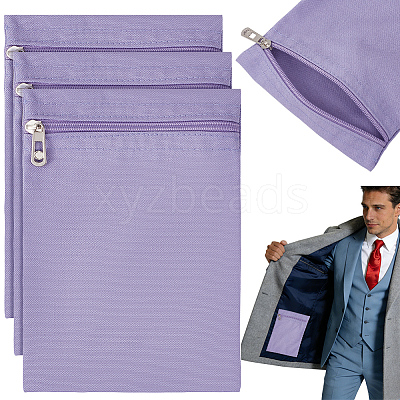 Canvas Cloth Zipper Bags ABAG-WH0077-09A-01-1