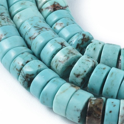 Natural Howlite Beads Strands X-TURQ-L030-04B-01-1
