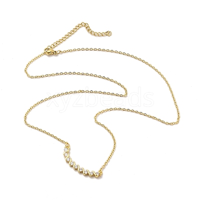 304 Stainless Steel Pendant Necklaces NJEW-U002-19G-1
