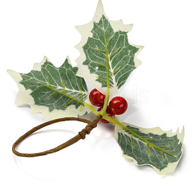 Christmas Theme Iron Napkin Rings AJEW-G062-01C-1
