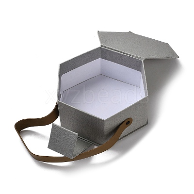 Valentine's Day Hexagon Cardboard Gift Boxes LS-CON-M010-01C-1