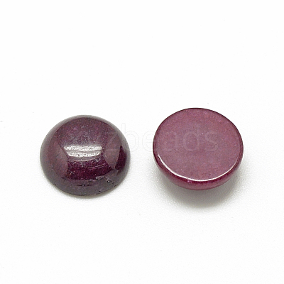 Natural White Jade Cabochons X-G-R416-12mm-09-1