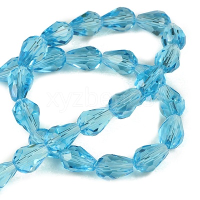 Transparent Glass Beads Strands GLAA-WH0030-32C-06-1