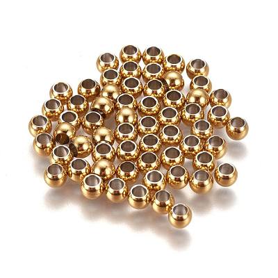Ion Plating(IP) 304 Stainless Steel Spacer Beads STAS-L222-42B-G-1