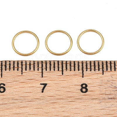 Ion Plating(IP) 304 Stainless Steel Closed Jump Rings STAS-G393-06G-09-1