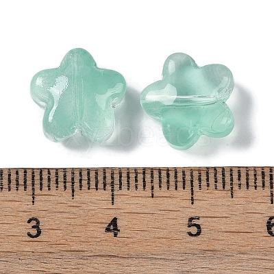 Baking Paint Glass Beads GLAA-S202-10D-1