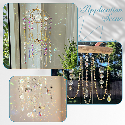 100Pcs Glass Charms GLAA-SP0001-69-1