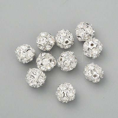 Brass Crystal Rhinestone Beads RSB11C14-1
