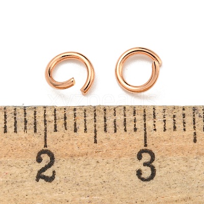304 Stainless Steel Open Jump Rings STAS-O107-06RG-G-1