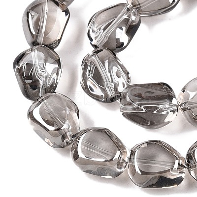 Electroplate Glass Beads Strands EGLA-T021-08K-1