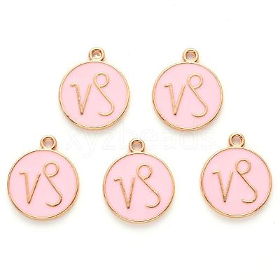 Alloy Enamel Pendants X-ENAM-S124-01A-09E-1