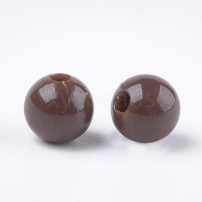 Opaque Plastic Beads KY-T005-6mm-612-1