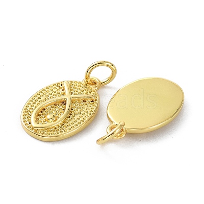 Brass Pendants KK-B046-09G-1
