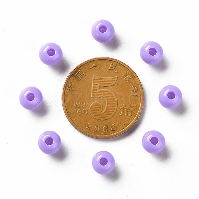 Opaque Acrylic Beads X-MACR-S370-C6mm-A32-1