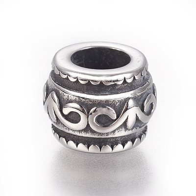 304 Stainless Steel Beads STAS-F212-052AS-1