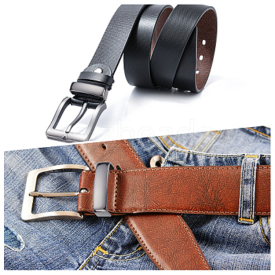 1 Set Alloy Belt Buckle Loop DIY-GF0005-80B-1