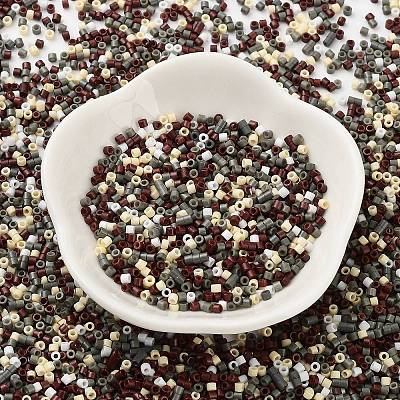 Baking Paint Glass Seed Beads SEED-S042-05B-55-1