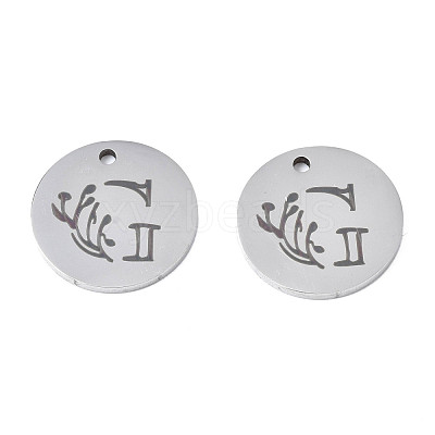 Non-Tarnish 304 Stainless Steel Charms STAS-T059-26P-G-1