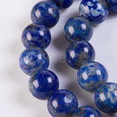 Natural Lapis Lazuli Beads Strands G-K254-01-10mm-1
