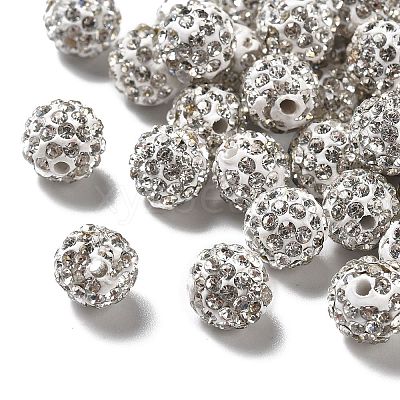 Pave Disco Ball Beads RB-A130-10mm-9-1