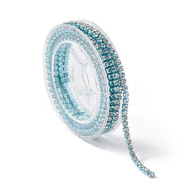 Electrophoresis Brass Rhinestone Strass Chains CHC-YW0001-05D-1