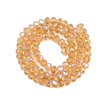 Electroplate Glass Beads Strands EGLA-A044-T6mm-L23-1