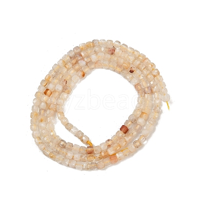 Heated Natural Citrine Beads Strands G-RM241221-K23-1