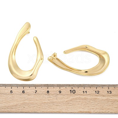 304 Stainless Steel Teardrop Stud Earrings EJEW-B108-13G-1