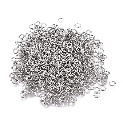 Tarnish Resistant 304 Stainless Steel Open Jump Rings STAS-F250-11P-A-1