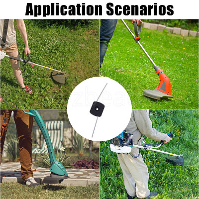 Plastic & Steel Replacement Heads for Electric Cordless Lawn Mower FIND-WH0173-350A-1