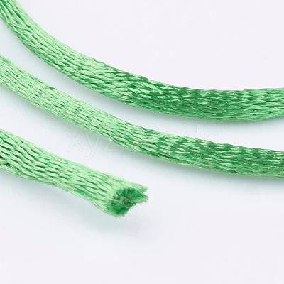 Nylon Satin Rattail Cords NWIR-L006-1mm-M-1