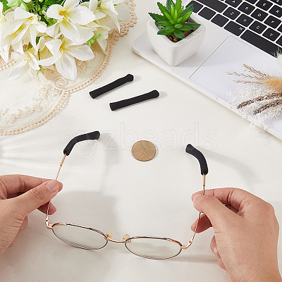 Polyester Eyeglasses Ear Grip AJEW-CN0006-74B-1