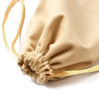 Velvet Jewelry Drawstring Storage Pouches ABAG-P013-02B-09-1