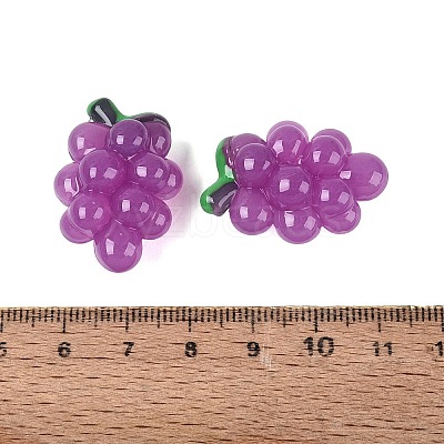 Imitation Jelly Effect Acrylic Beads OACR-N126-08A-1