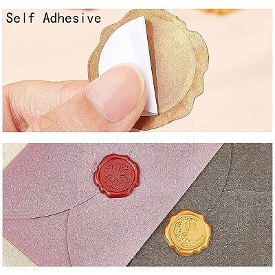 Adhesive Wax Seal Stickers DIY-CP0010-69B-1