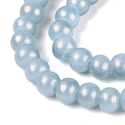 Baking Paint Glass Pearl Beads Strands LS-DGLA-ZX001-05B-16-1